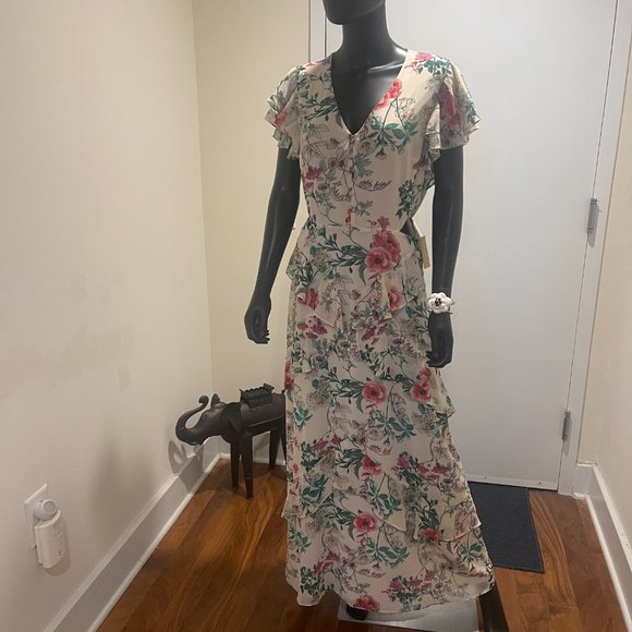 Collette's Closet | Gorgeous Rachel Roy Floral Blush Maxi Dress - Picture 2 of 9